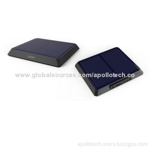 Solar Multi-functional Power Bank with 20,000mAh Capacity, 12V/2A Input